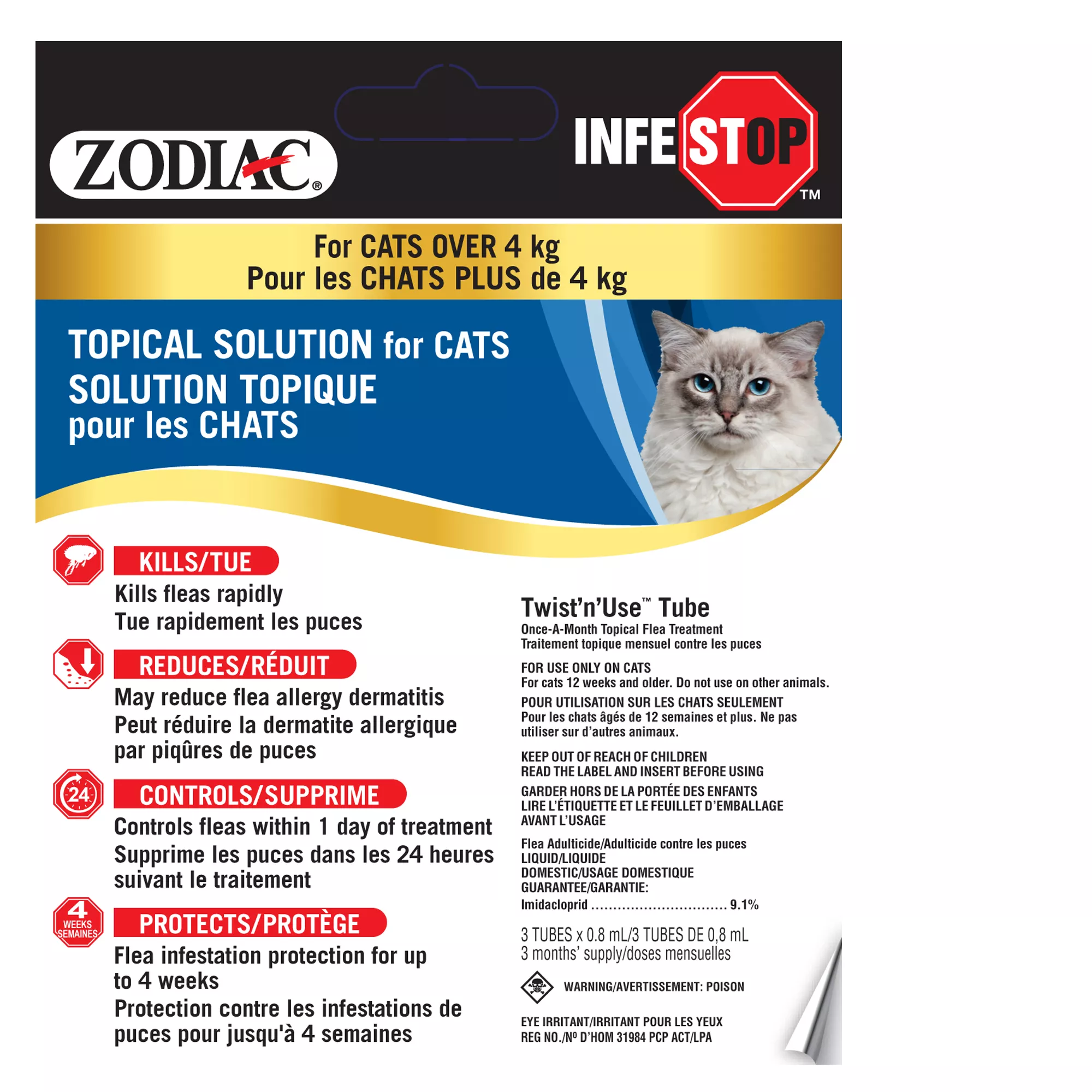 ZODIAC® Infestop Cat Topical Solution