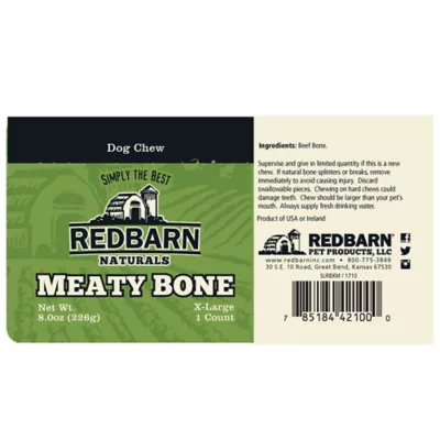 Product Redbarn Naturals Meaty Bone XLarge Dog Treat