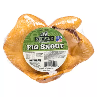 Product Redbarn Naturals Pig Snout Dog Treat