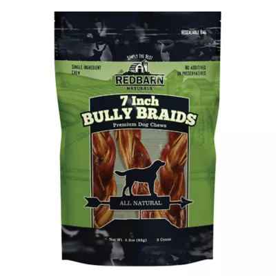 Product Redbarn Naturals Braided Bully Stick Dog Treat