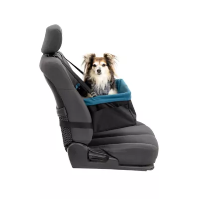 Kurgo Dog Booster Seats for Cars Dogs Weighing Under 30 lb Rover Style Black Blue