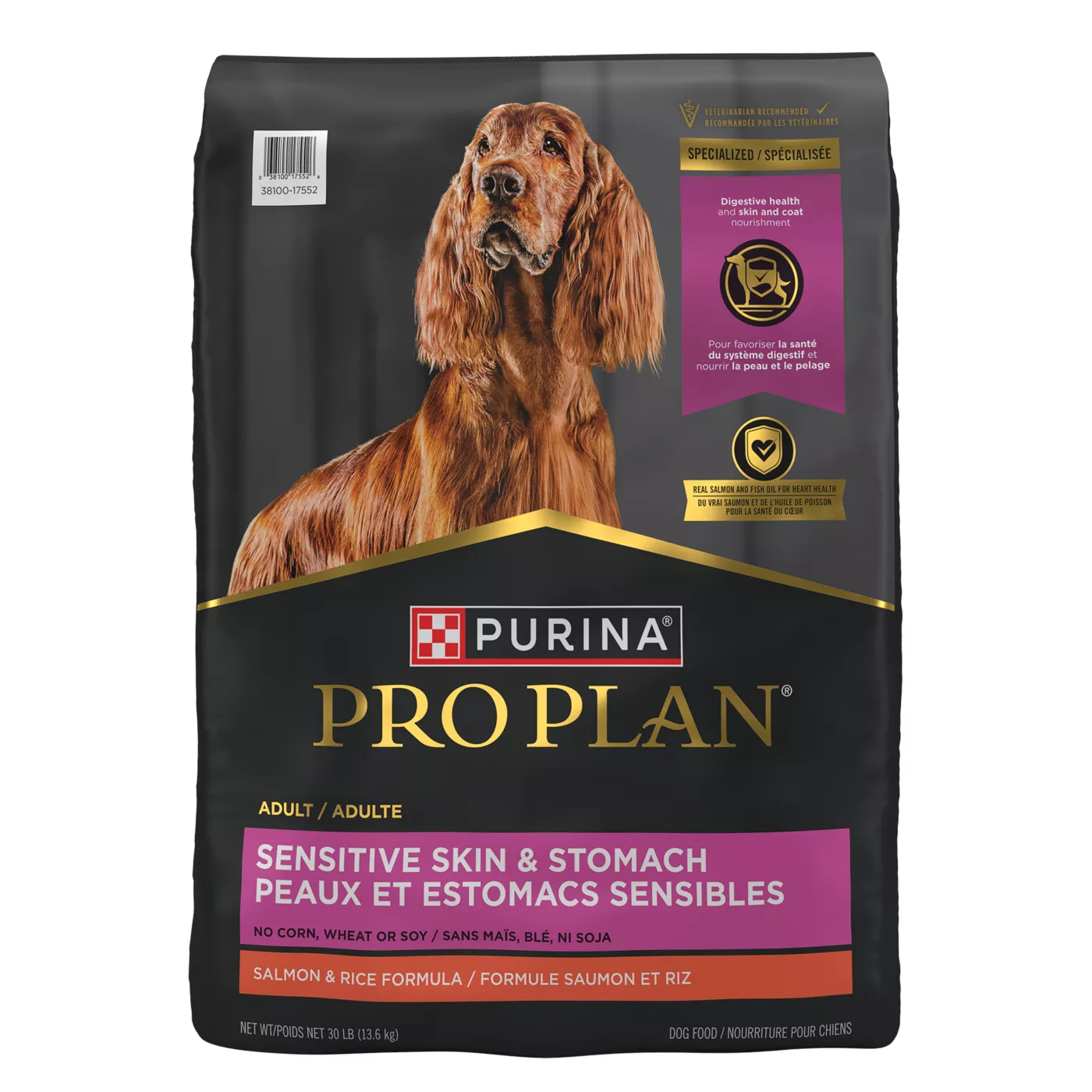 Purina Pro Plan Sensitive Skin Stomach Adult Dry Dog Food Salmon Rice