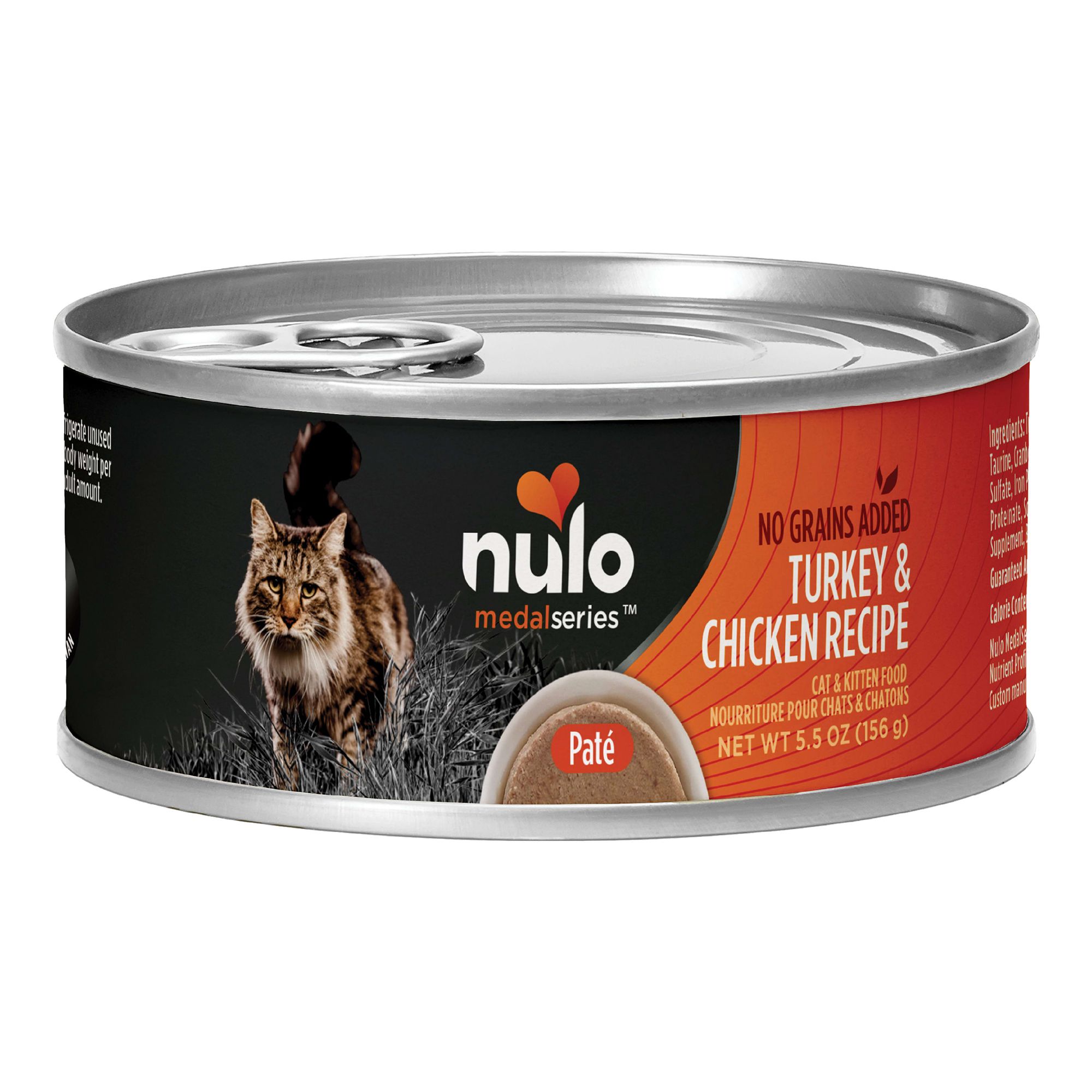 Nulo MedalSeries Grain Free Turkey Chicken Wet Cat Food 5.5 oz