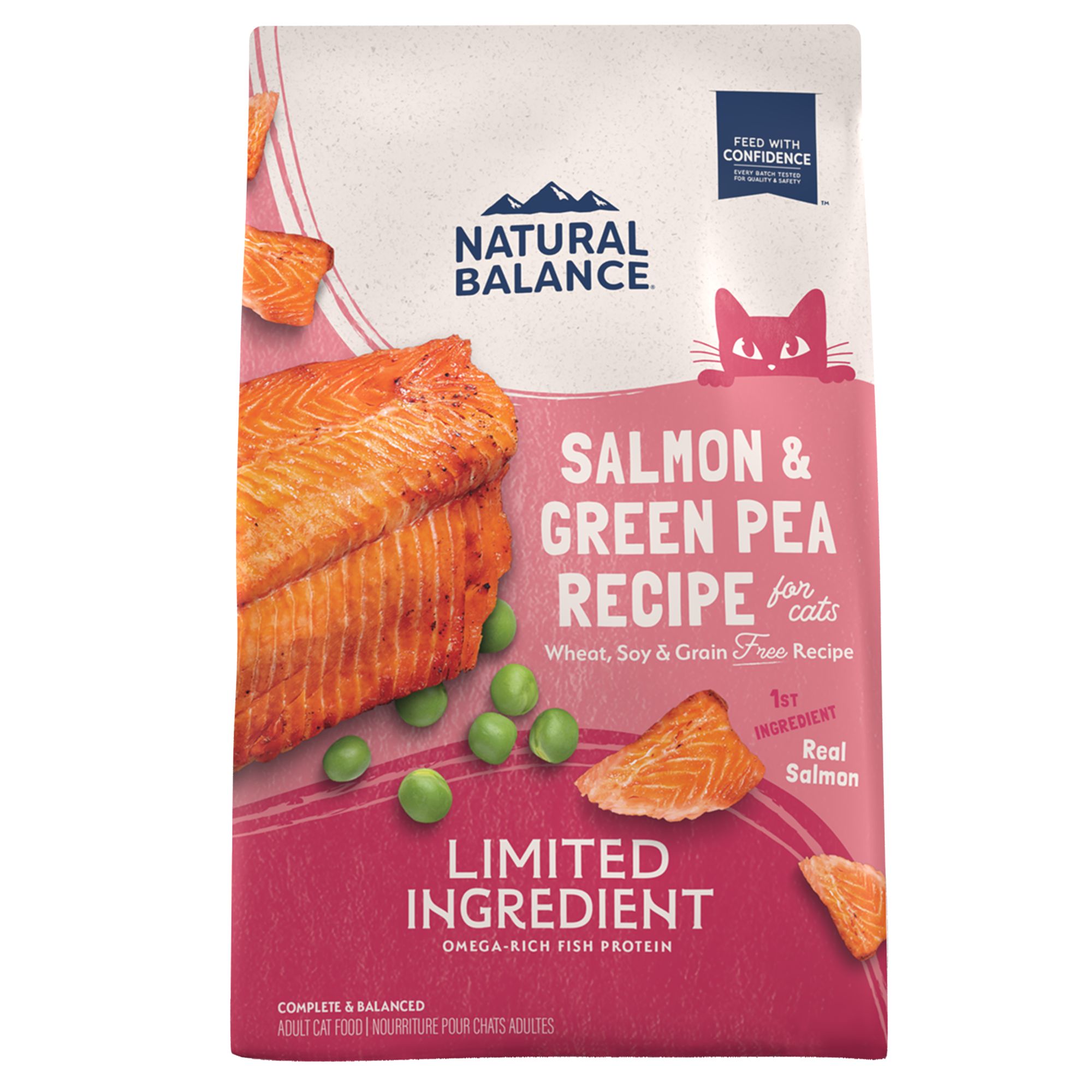 Natural Balance Limited Ingredient Diets Cat Food - Grain Free, Green Pea & Salmon