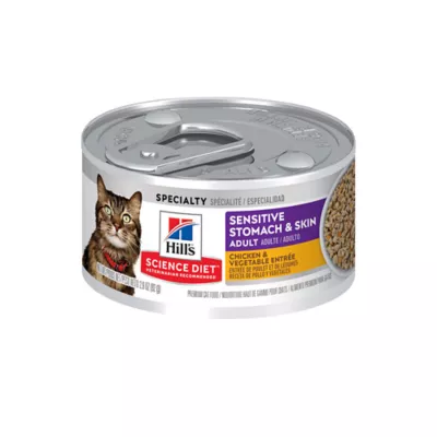 Product Hill's® Science Diet® Sensitive Stomach & Skin Adult Wet Cat Food - 2.9 oz