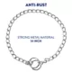 Product Top Paw® Basic Chain Dog Collar