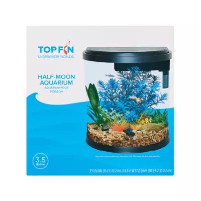 Top Fin® Half Moon Aquarium - 3.5 Gallon - Image 7