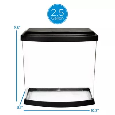 Product Top Fin® Bowfront Betta Duo Aquarium - 2.5 Gallon