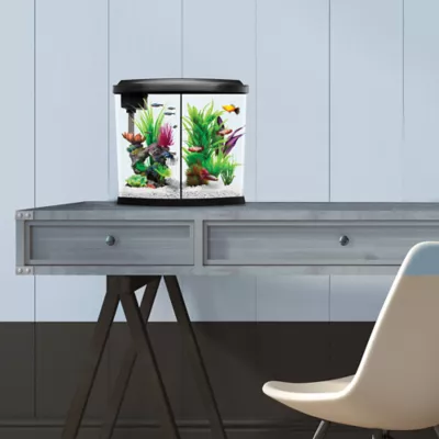 Product Top Fin® Split Bowfront Aquarium - 5 Gallon