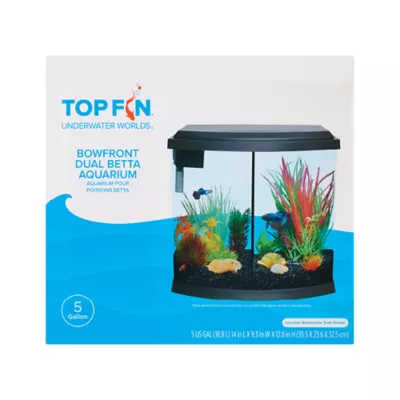Top Fin® Split Bowfront Aquarium - 5 Gallon - Image 7