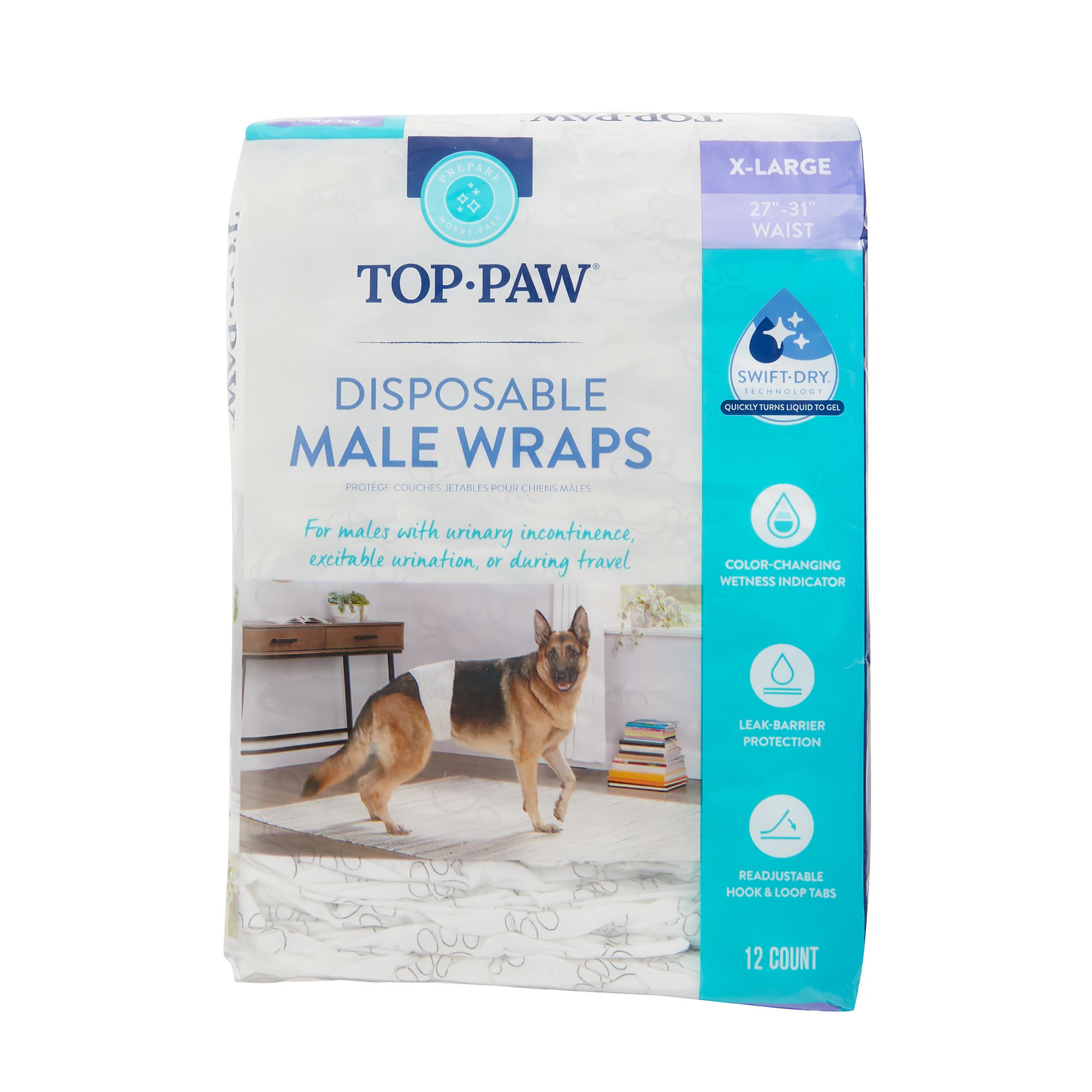 top paw male wraps