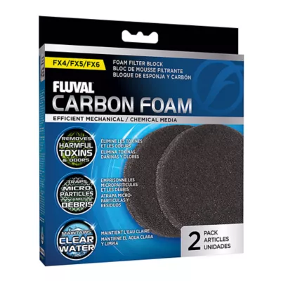 Product Fluval® FX5/FX6 Carbon Foam 2 Pack