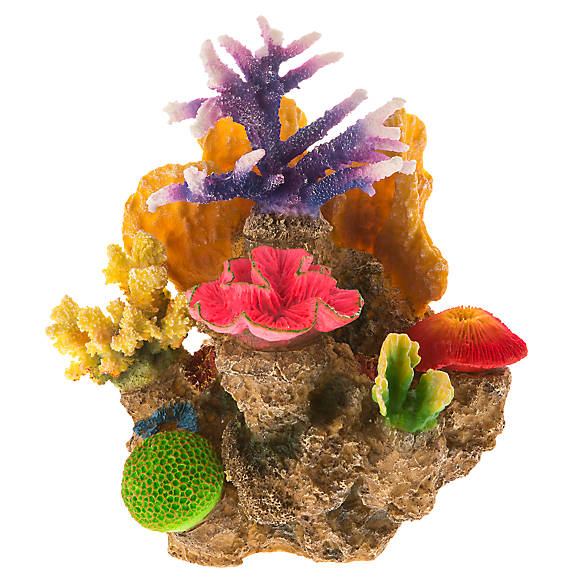 Top Fin® Bright Coral Rock Aquarium Ornament | fish Ornaments | PetSmart