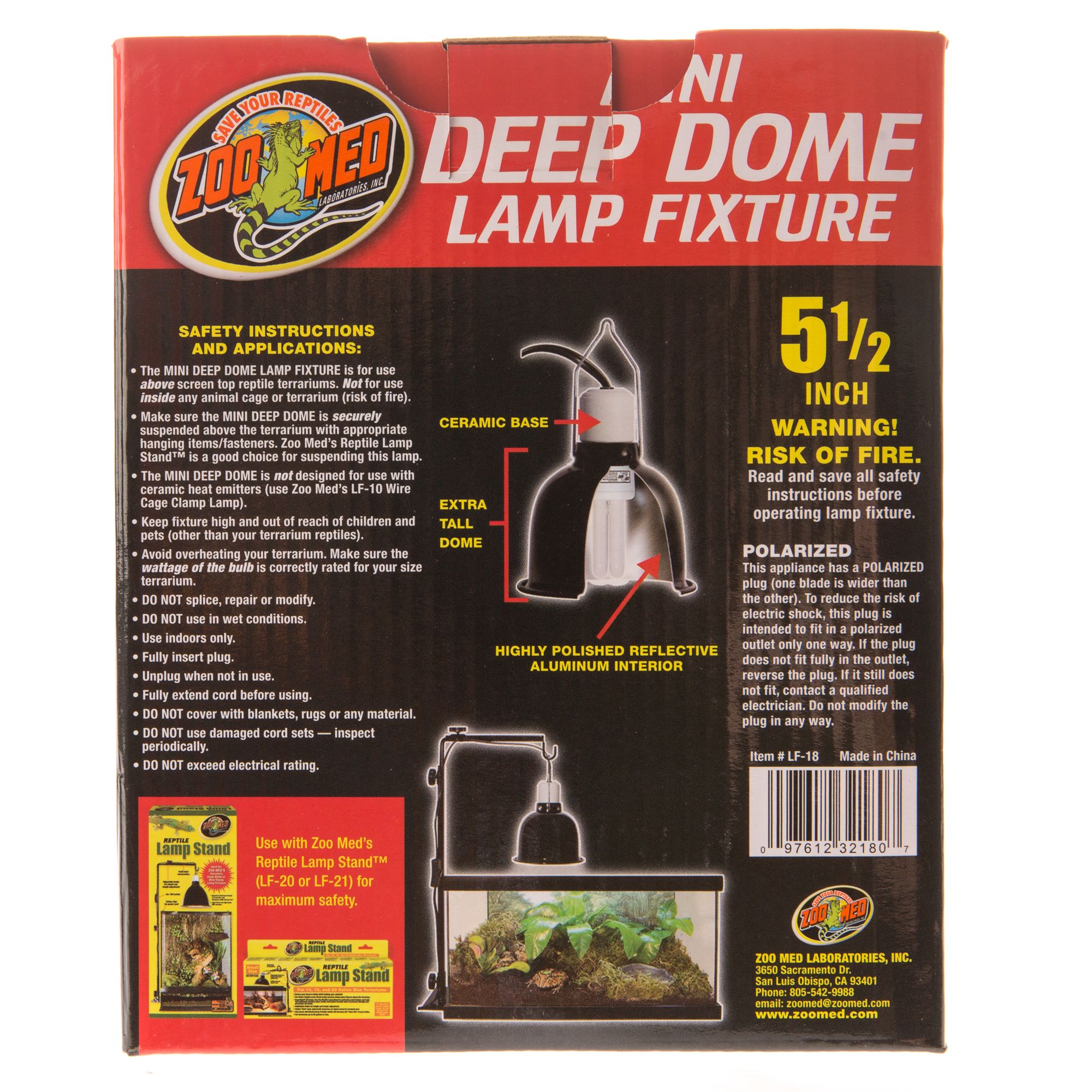 zoo med deep dome lamp fixture petsmart