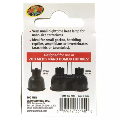 Product Zoo Med Reptile Red Infrared Nano Bulb