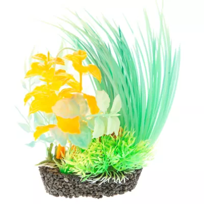 Product Top Fin® Artificial Glow Landscape Aquarium Plant - 6"