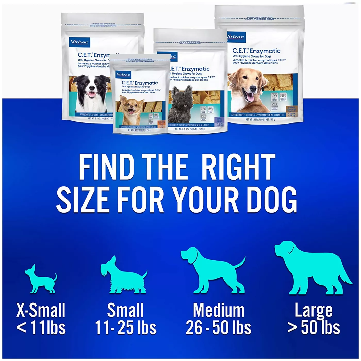 Enzymatic chews fashion for dogs