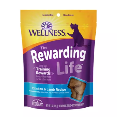 Wellness The Rewarding Life Dog Treats Natural Grain Free Chicken Lamb