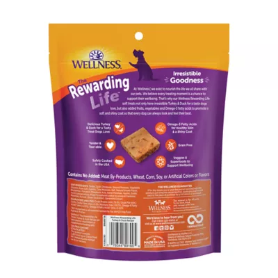 Product Wellness® Soft Wellbites Dog Treat - Natural, Grain Free, Turkey & Duck