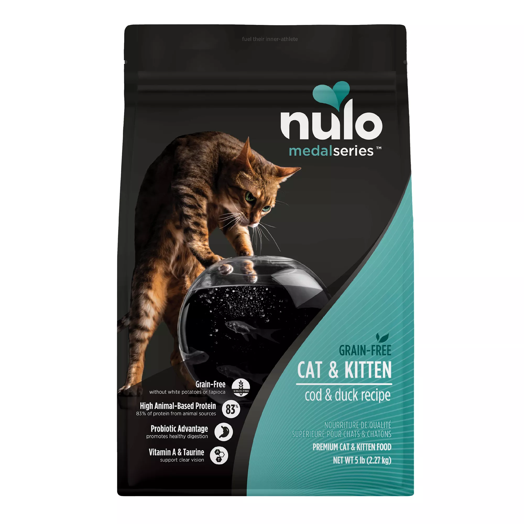 Nulo MedalSeries  All Life Stages Dry Cat Food - Grain Free, Cod