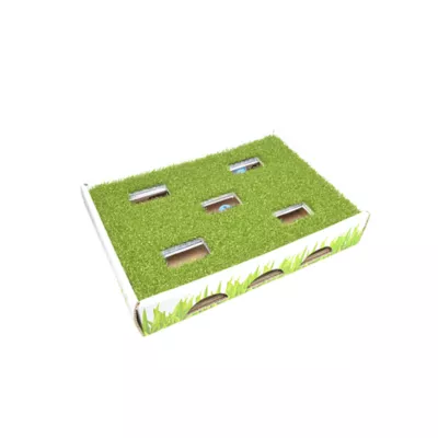 Product Catstages Grass Patch Hunting Box Cat Toy