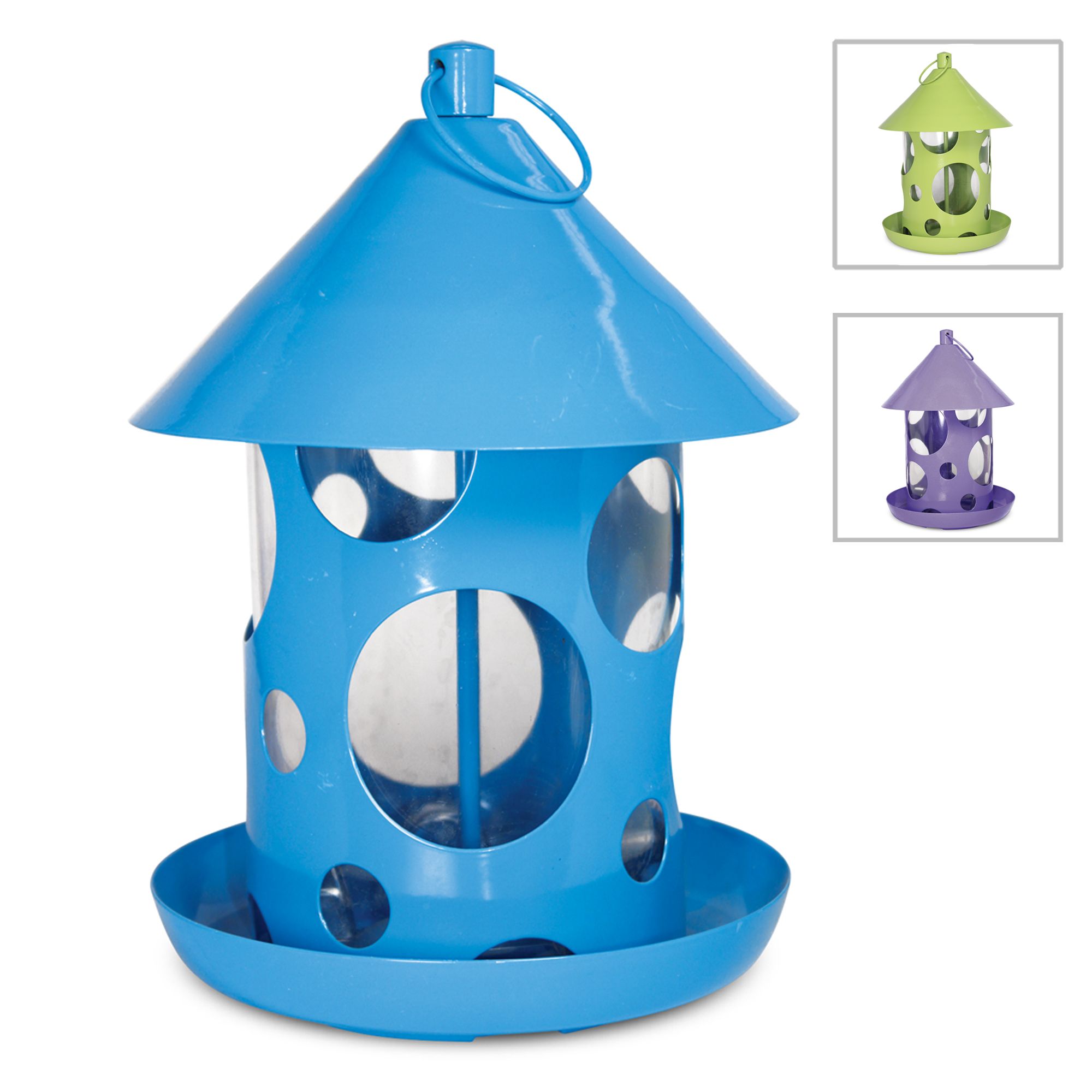 Pinebrush Polka Dot Seed Wild Bird Feeder Bird Outdoor Feeders