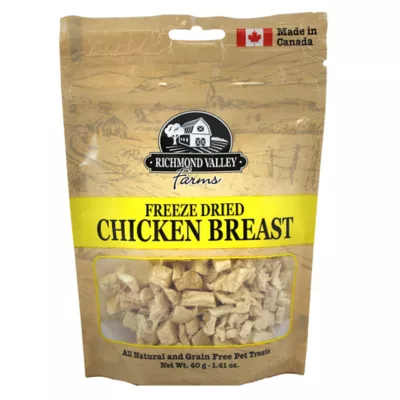 Product Richmond Valley Farms Freeze Dried Dog Treats - Natural, Grain Free, Chicken Breast