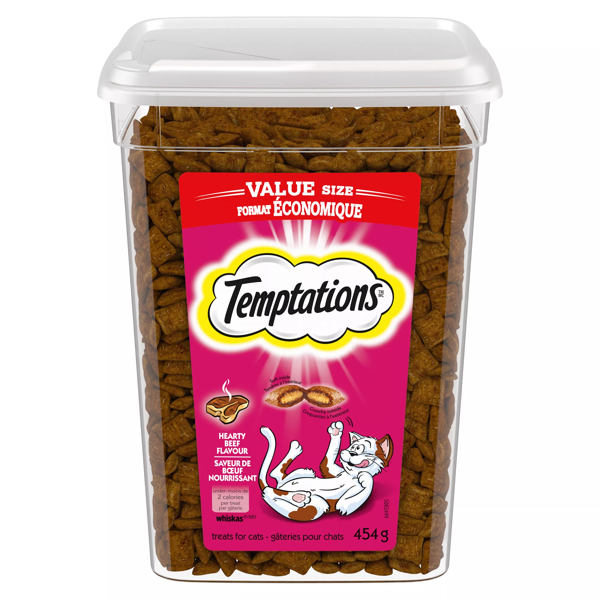 Temptations&trade; Adult Cat Treats - Hearty Beef Flavour