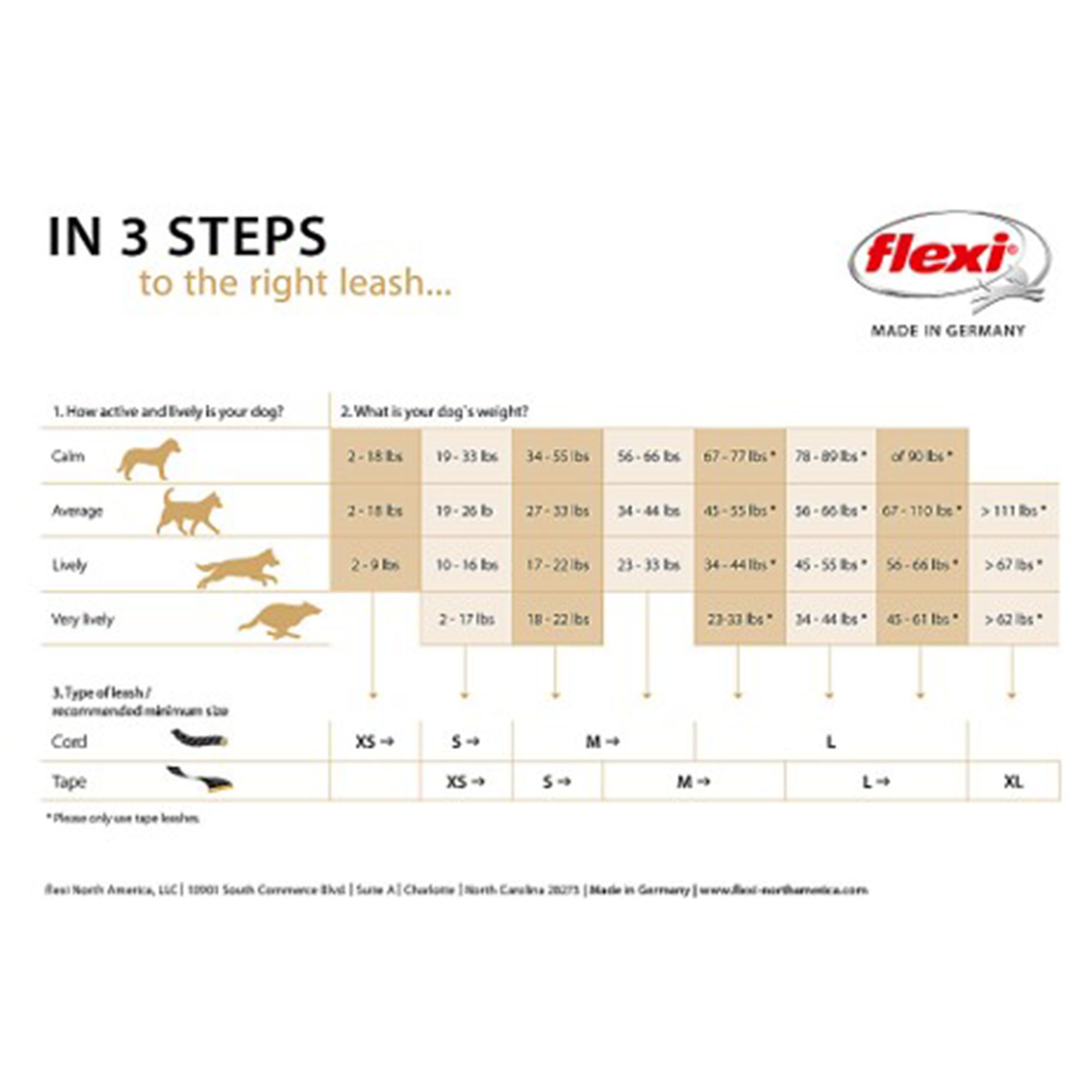 flexi vario retractable cord dog leash