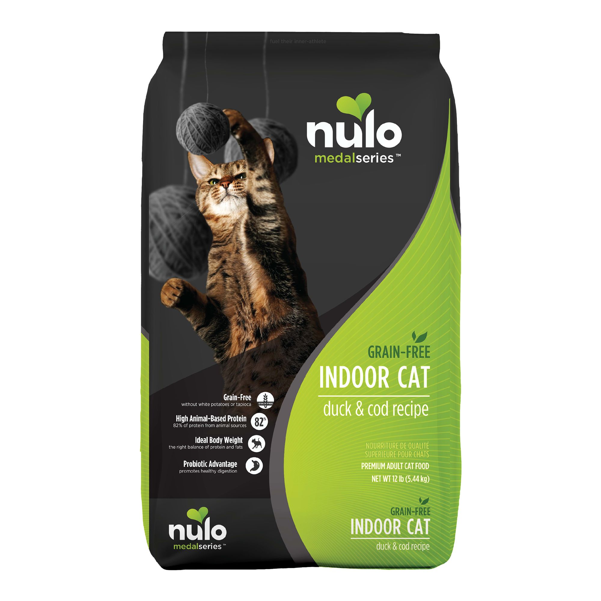 Nulo MedalSeries Adult Dry Cat Food Grain Free Duck Cod cat