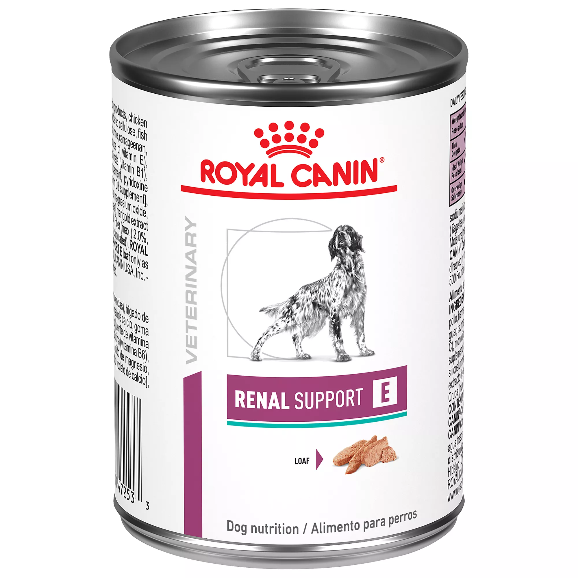 Royal Canin® Veterinary Diet Canine Renal Support E Adult Dog Loaf in Sauce Wet Food  13.5 oz can