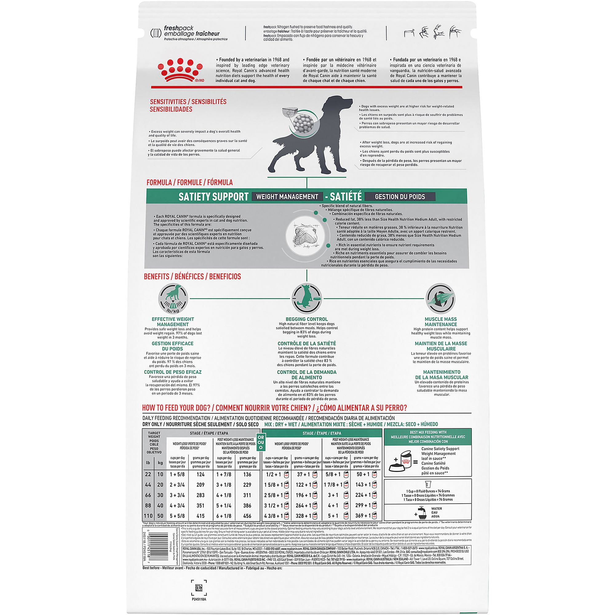 Royal Canin Canine Veterinary Diet Satiety Support Dog Food Dog Veterinary Diets Petsmart