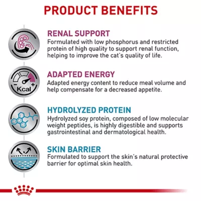 Product Royal Canin Veterinary Diet Multifunction Adult Dry Cat Food - Renal Support + Hydrolyzed Protein