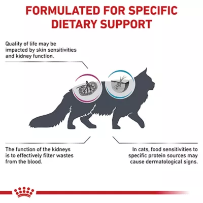 Product Royal Canin Veterinary Diet Multifunction Adult Dry Cat Food - Renal Support + Hydrolyzed Protein