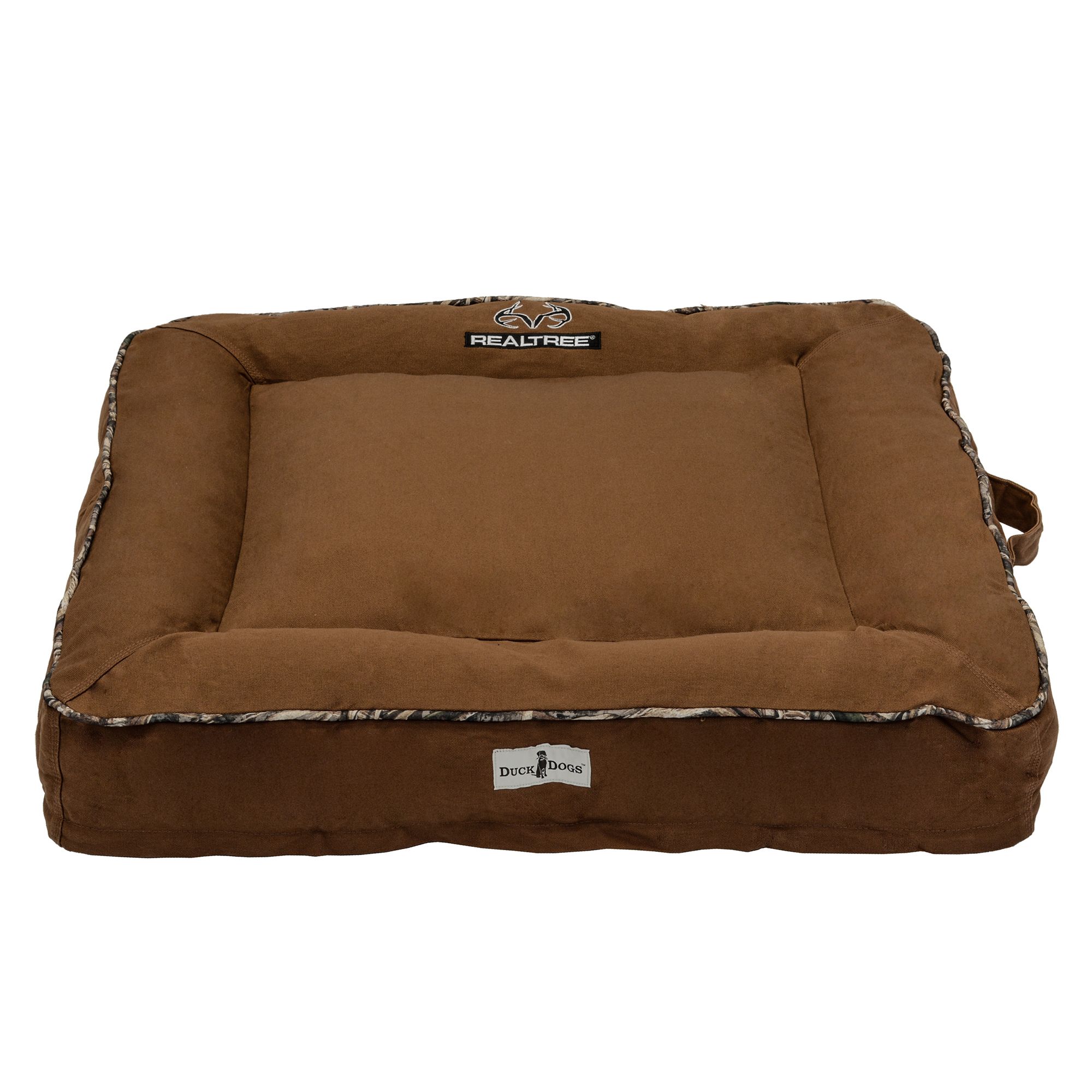 brown dog bed