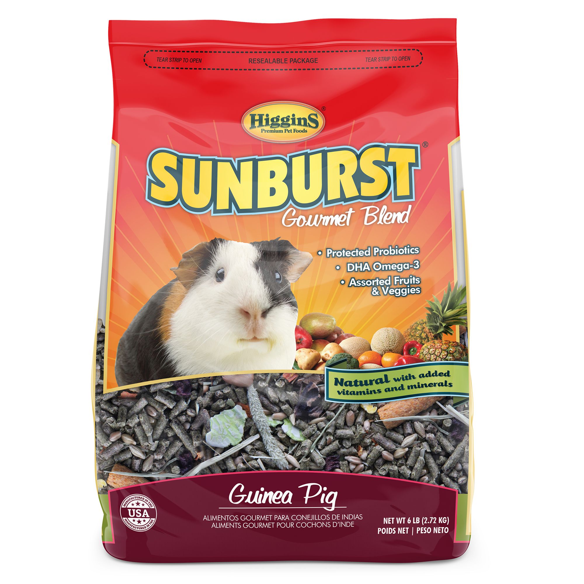 Higgins Sunburst Gourmet Guinea Pig Food (6 lb)