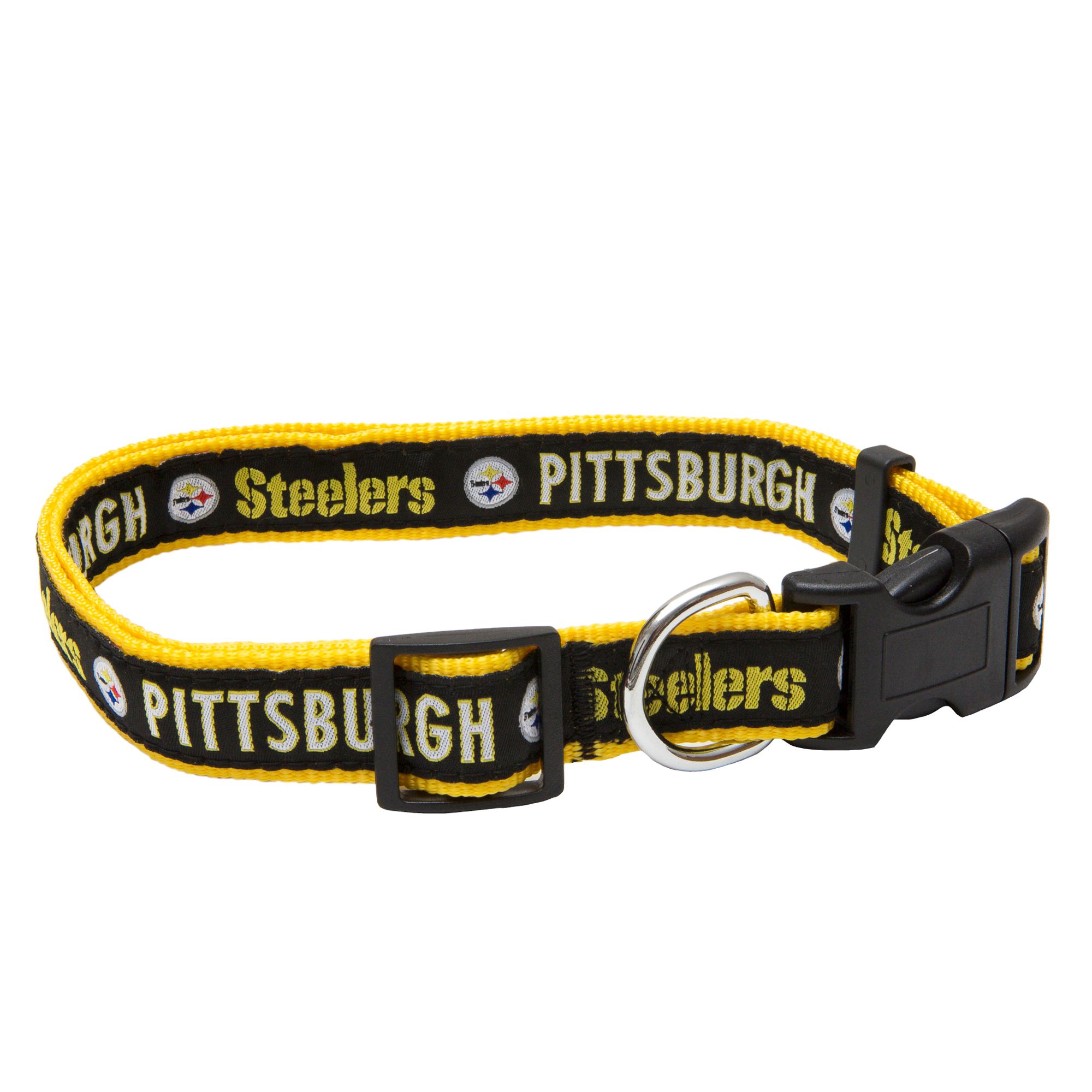 Pink steelers 2025 dog collar