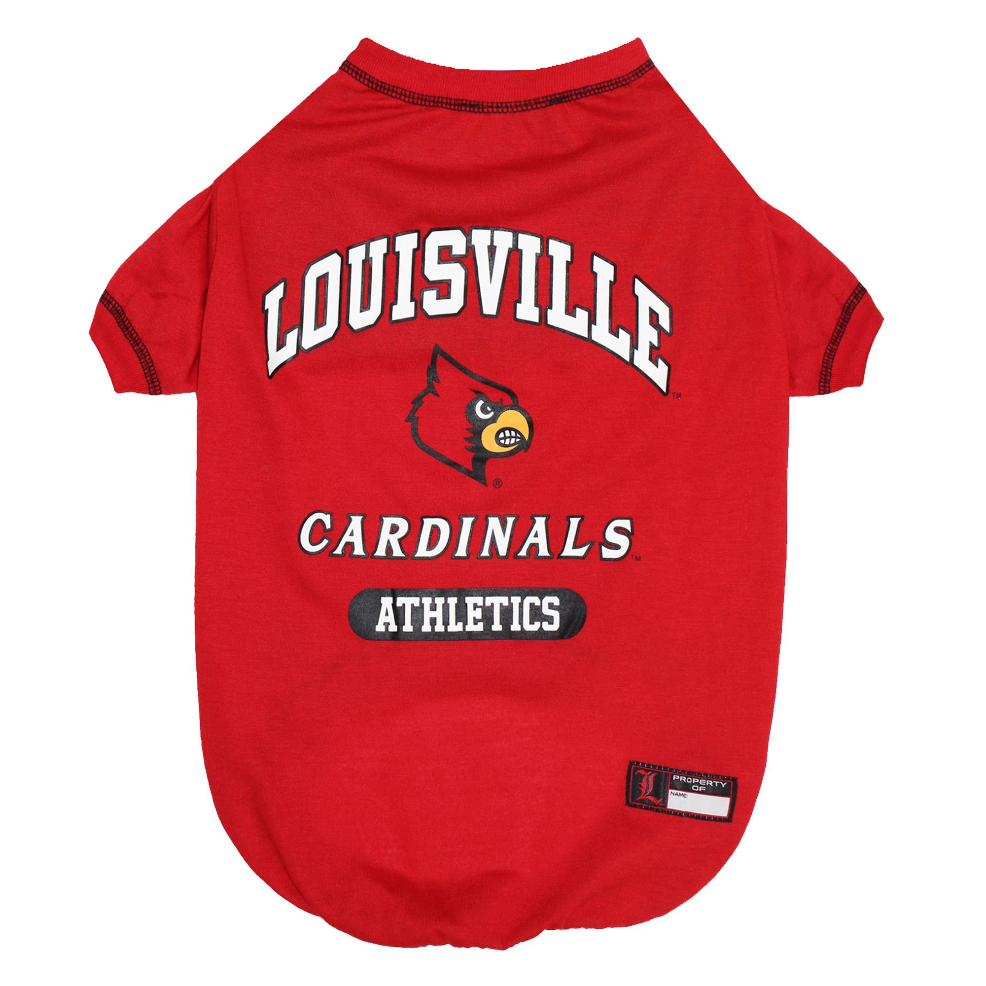Pets First Louisville Cardinals Pet Tee Shirt - Small