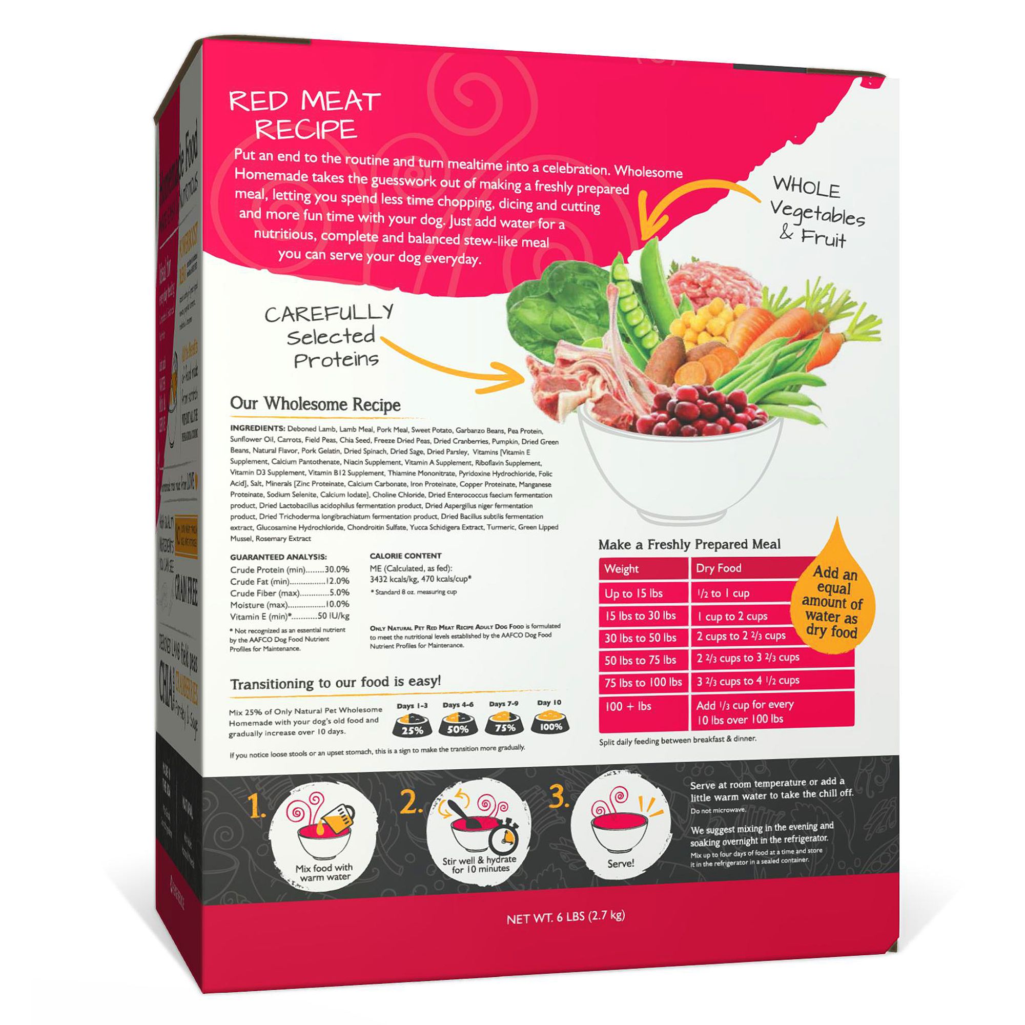 only natural pet wholesome homemade dog food