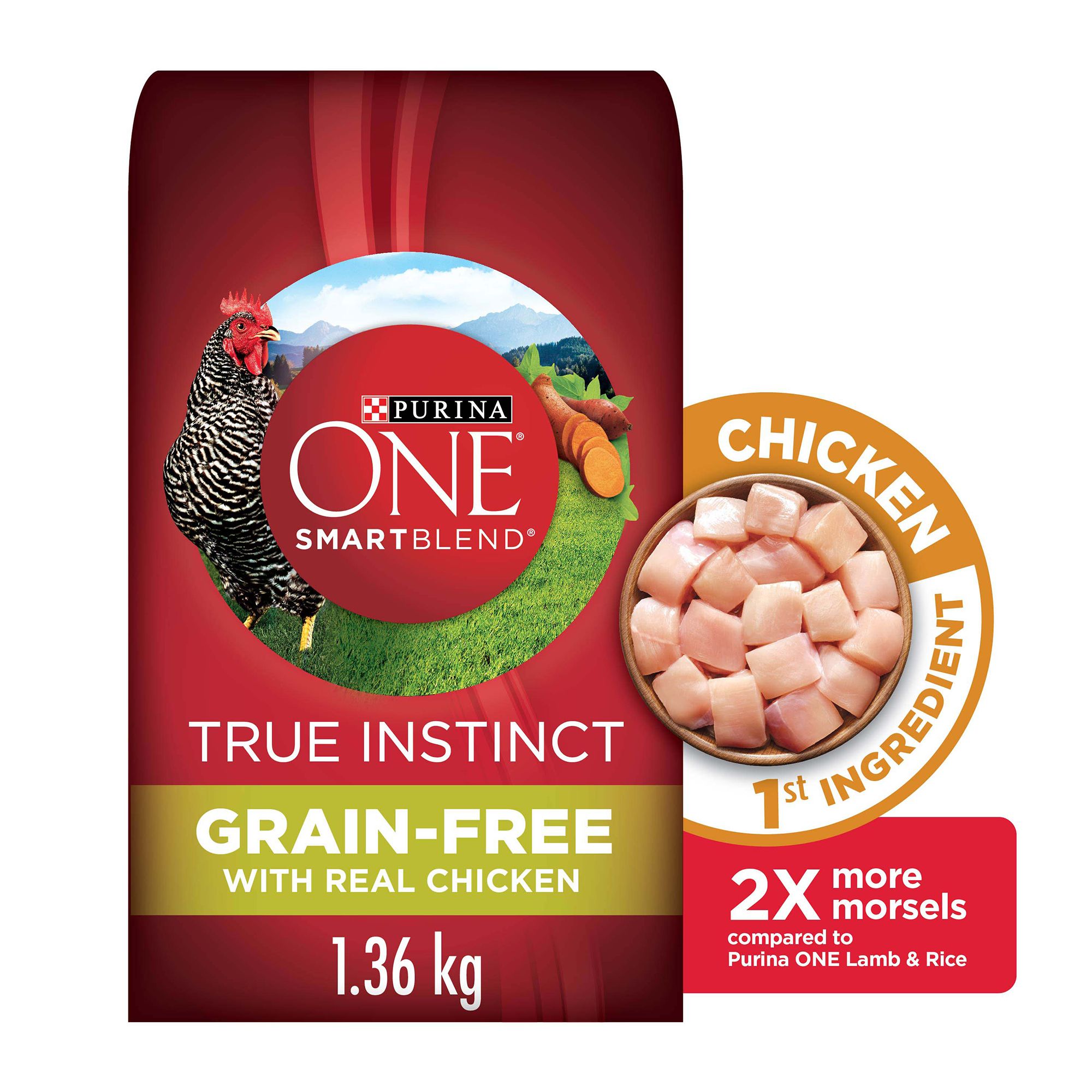 Purina One Smartblend True Instinct Adult Dog Food Grain Free Chicken Sweet Potato Dog Dry Food Petsmart