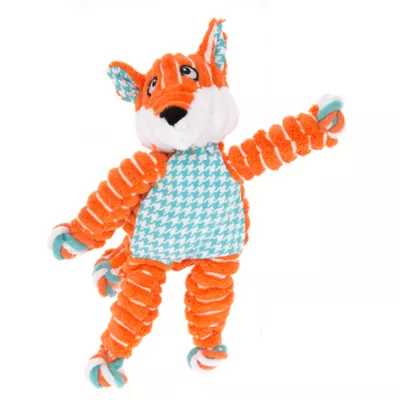 Product KONG® Floppy Knots Fox Dog Toy - Squeaker & Rope Toy