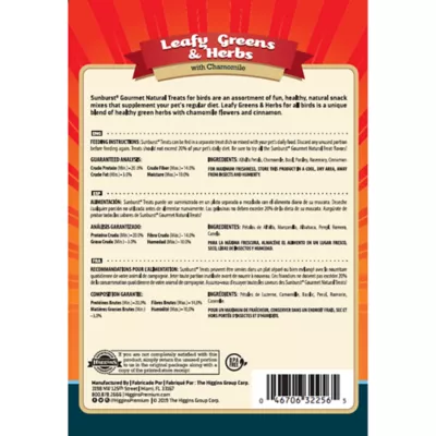 Product Higgins Sunburst Leafy Greens and Herb Treats