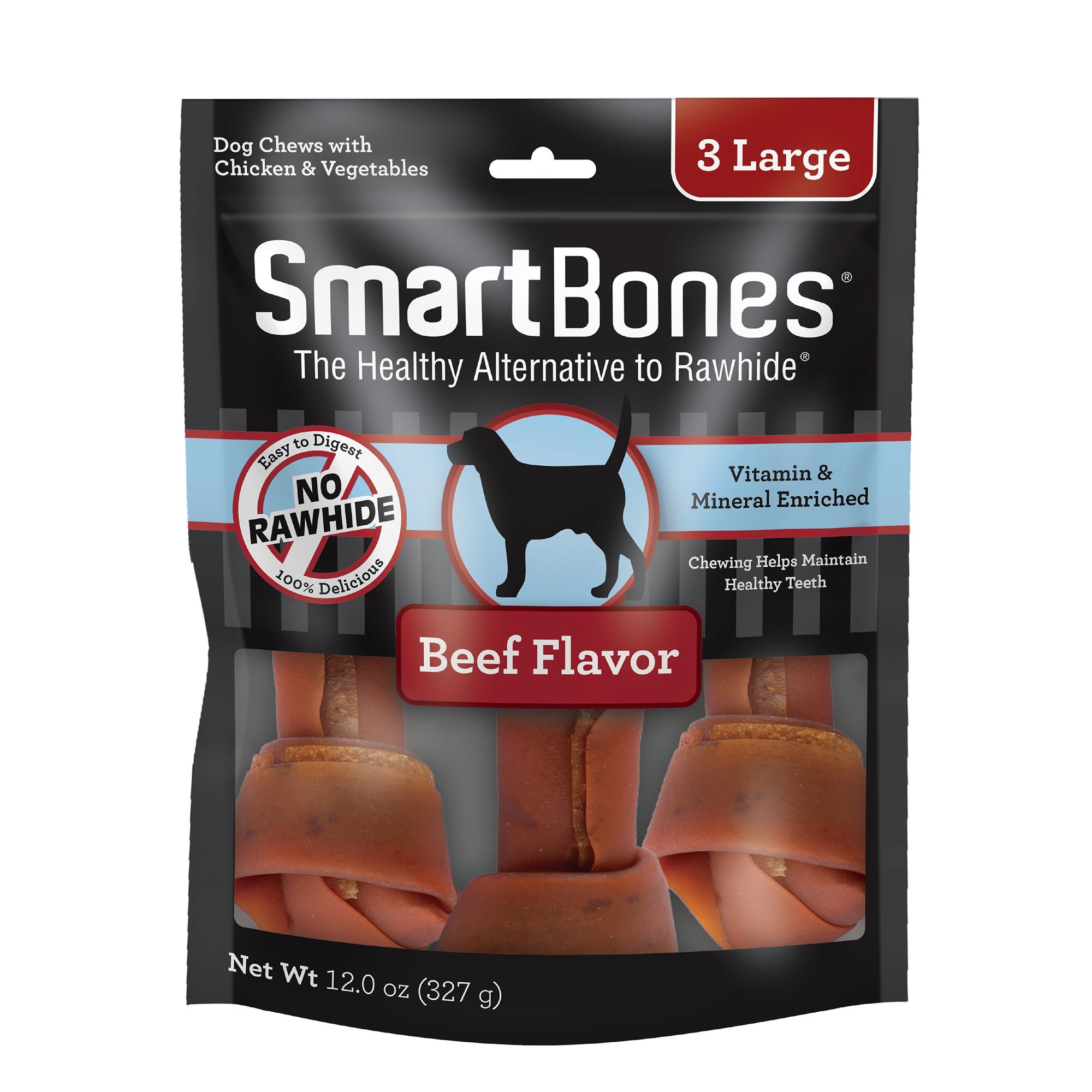 SmartBones® Large Chews Dog Treat - Beef | dog Bones & Rawhide | PetSmart