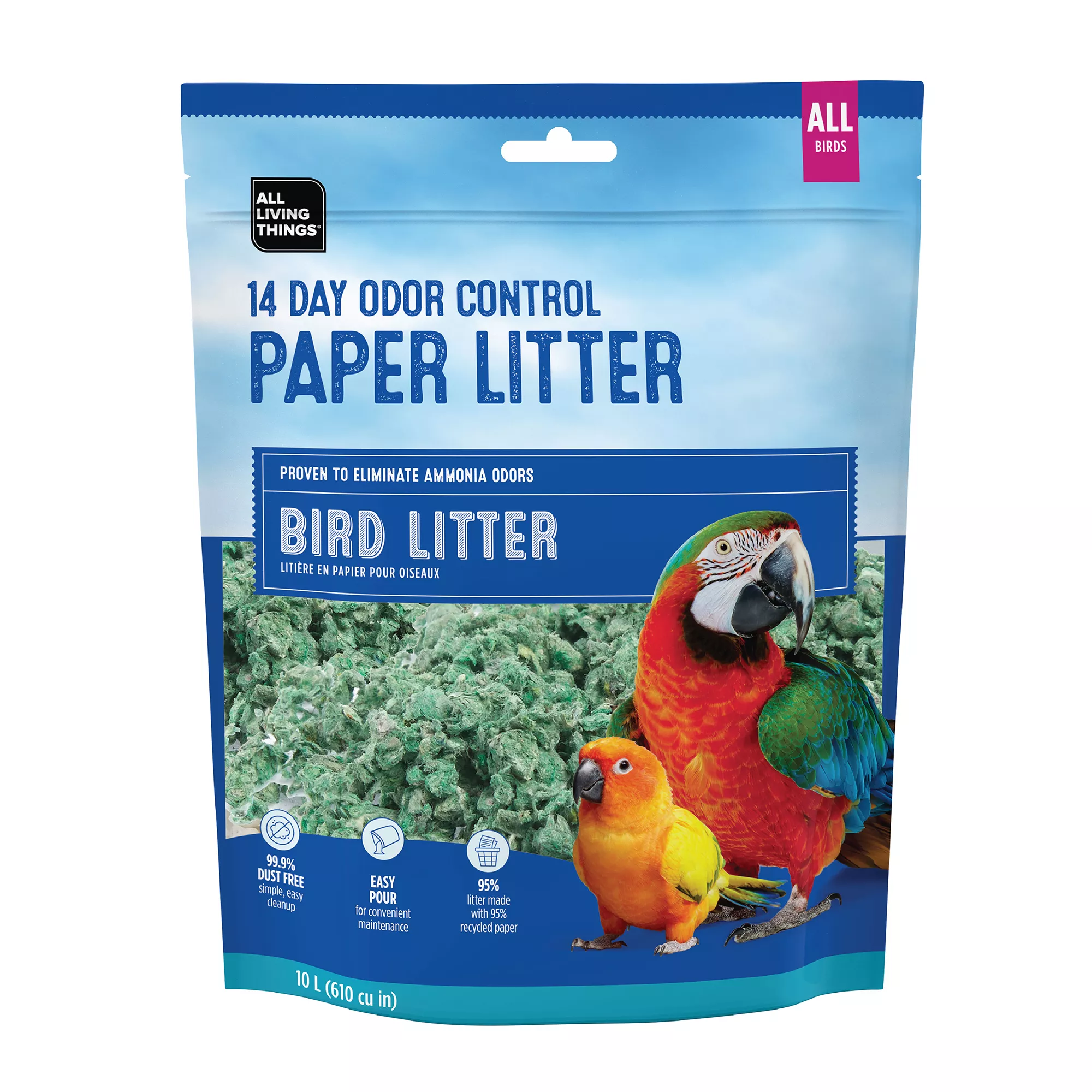 All Living Things® Crumbled Bird Litter