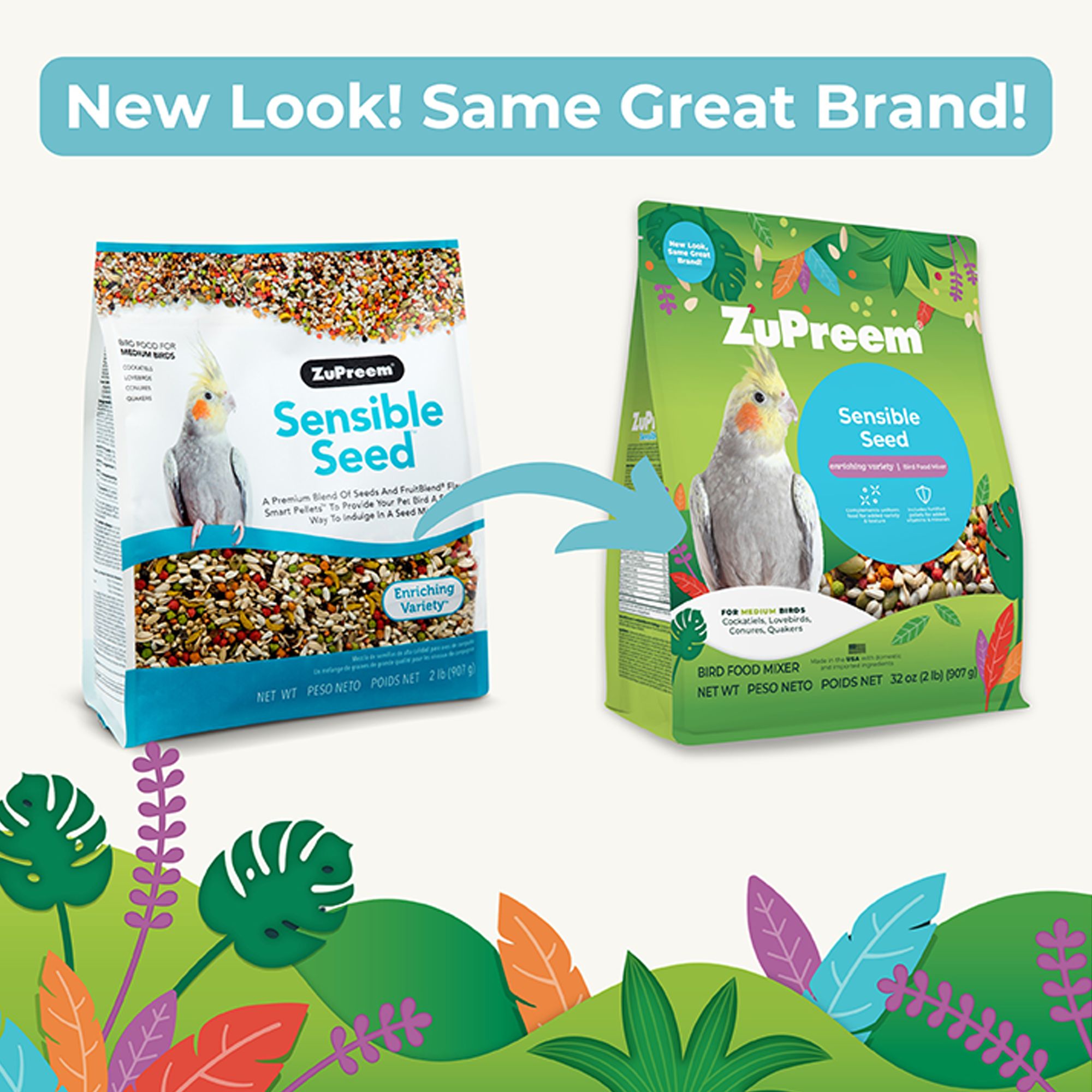 Zupreem® Sensible Seed Medium Bird Food Mixer - Seed Blend - thumbnail 10