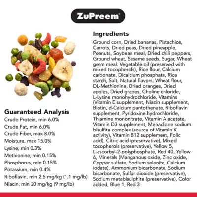 Product ZuPreem® Pure Fun Enriching Variety Mix Large Bird Food Mixer