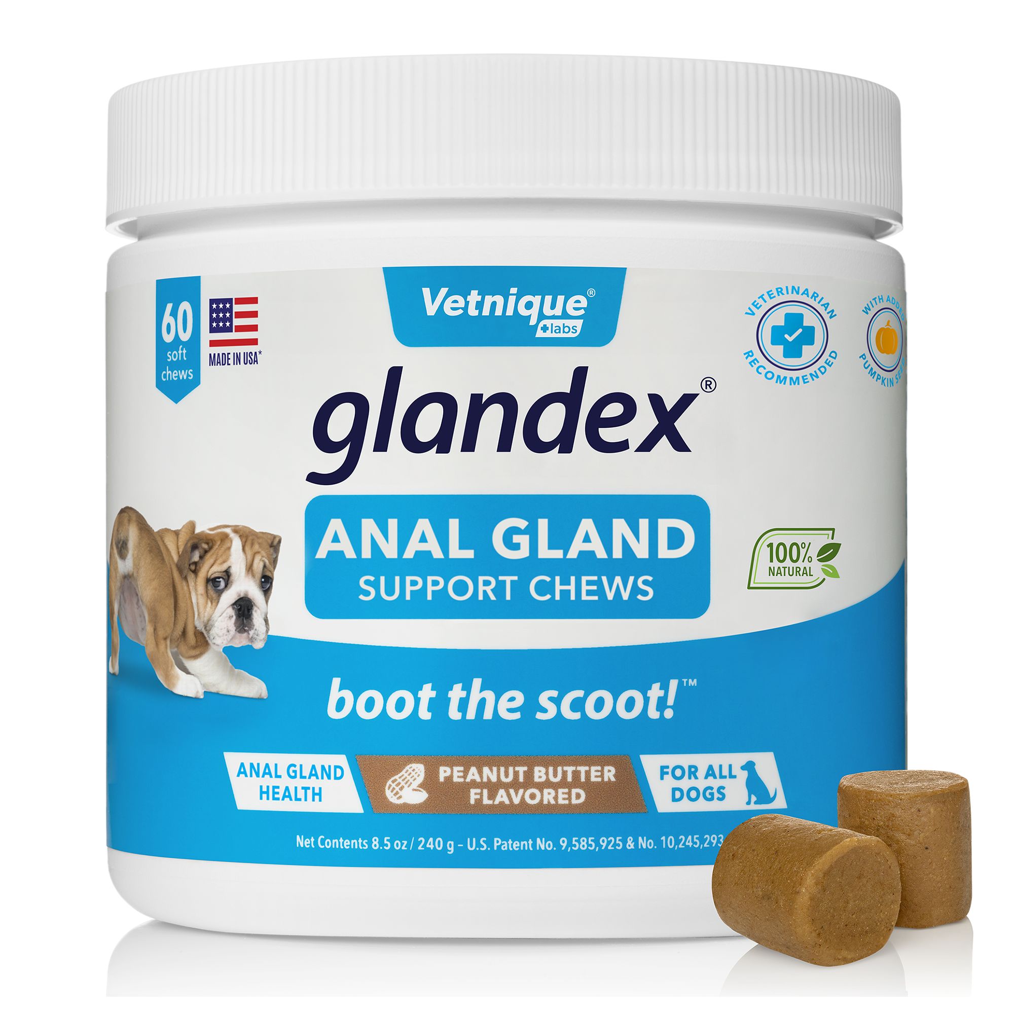 glandex soft chews 60 count