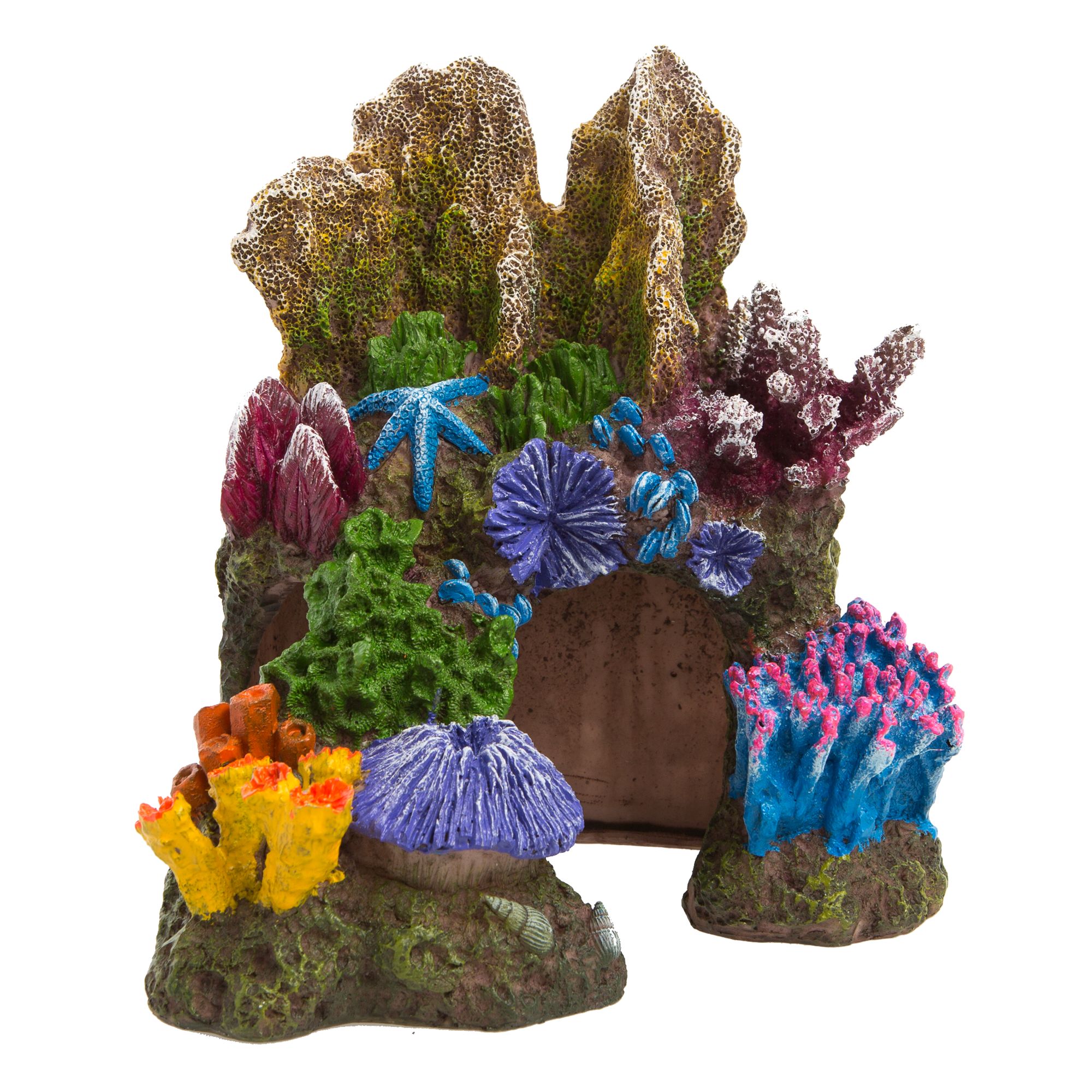 Top Fin Coral Reef Cave Aquarium Ornament Fish Ornaments Petsmart