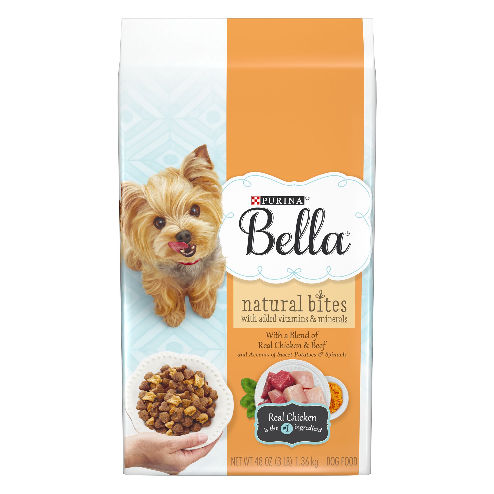 Purina® Bella Small Dog Food Natural, Chicken & Beef dog Dry Food