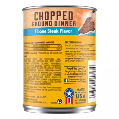 Product Pedigree® Chopped Ground Dinner Adult Wet Dog Food - 13.2 Oz.